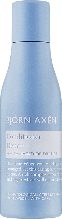 Восстанавливающий кондиционер для сухих и поврежденных волос - BjOrn AxEn Repair Conditioner