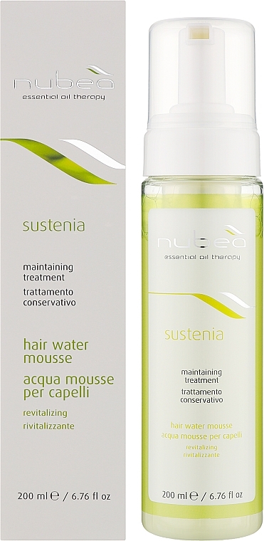 Несмываемый ревитализирующий мусс для волос - Nubea Sustenia Revitalizing Hair Water Mousse — фото N2