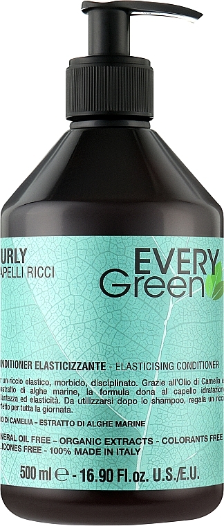 Кондиціонер для в'юнкого волосся - Dikson Every Green Curly Elasticising Conditioner — фото N1