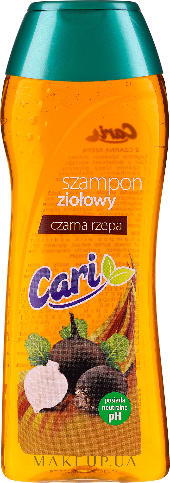 Травяной шампунь с черной репой - Cari Shampoo — фото 300ml