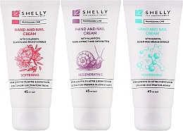 Набір кремів для рук - Shelly Hand Cream Set (h/cr/3x45ml) — фото N2