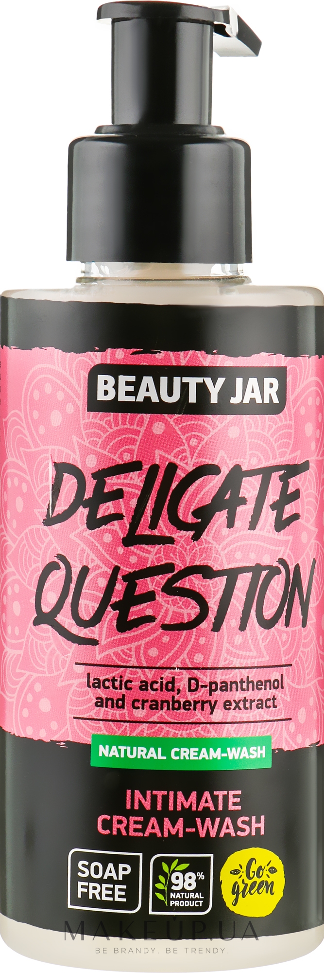 Крем-гель для інтимної гігієни - Beauty Jar Delicate Question Intimate Cream-Wash — фото 150ml