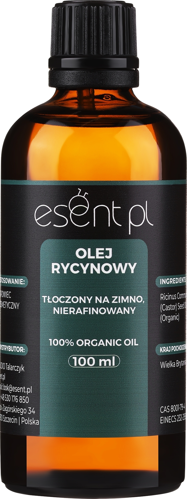 Касторовое масло - Esent — фото 100ml