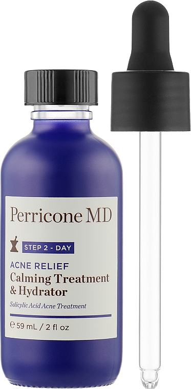 Успокаивающее и увлажняющее средство от угрей - Perricone MD Acne Relief Calming Treatment & Hydrator — фото N1