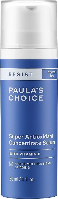 Антиоксидантная сыворотка с витамином С для лица - Paula's Choice Resist Anti-Aging Super Antioxidant Concentrate Serum — фото N1