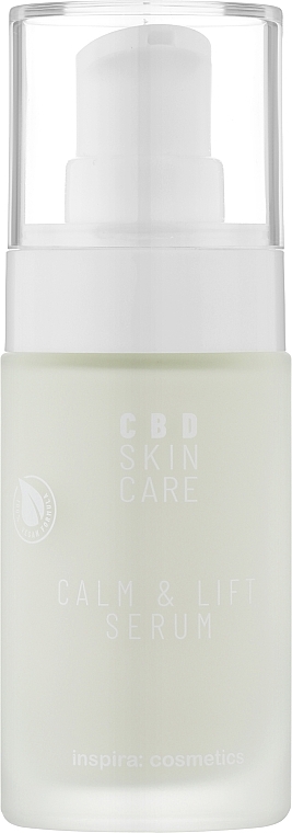 Сировотка з олією конопель "Заспокоєння та ліфтинг" - Inspira:cosmetics CBD Skin Care Calm&Lift Serum — фото N1