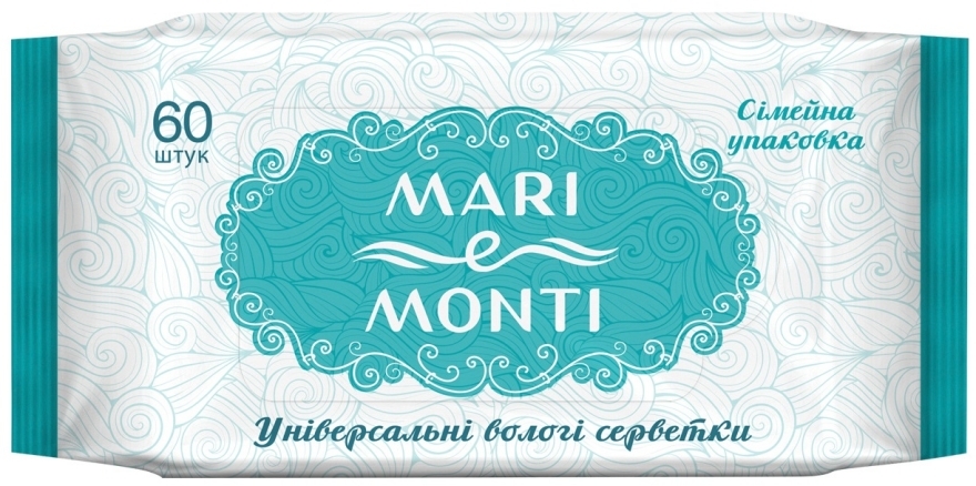 Вологі серветки "Універсальні" - Mari E Monti — фото N1