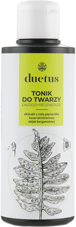 Нежный тоник для комбинированной кожи лица - Duetus Face Tonic — фото N1