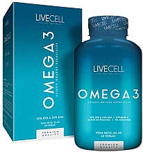 Парфумерія, косметика Харчова добавка "Омега-3" - Livecell Omega 3