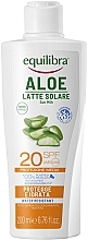 Сонцезахисне молочко для тіла - Equilibra Aloe Sun Milk SPF20 — фото N1