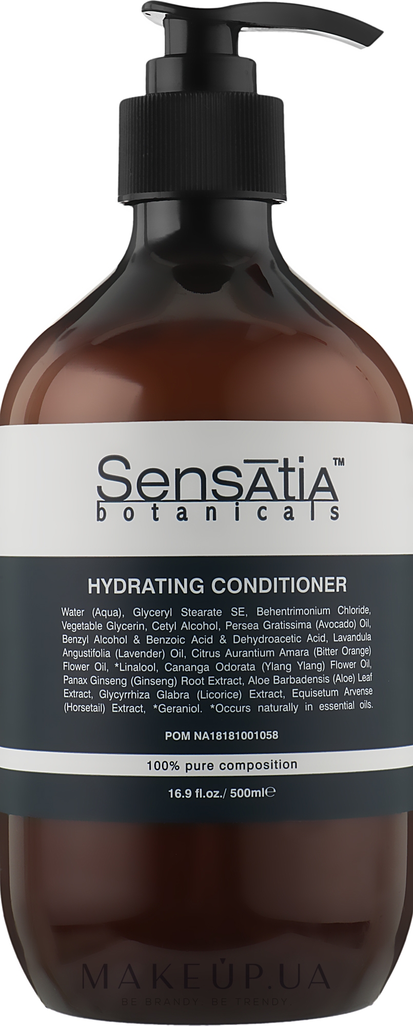 Кондиціонер для волосся "Зволоження" - Sensatia Botanicals Hydrating Conditioner — фото 500ml