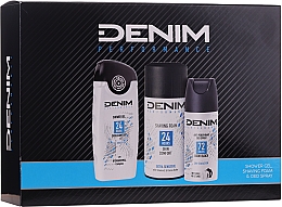 Духи, Парфюмерия, косметика Набор - Denim Sensation Set (deo/150ml + sh/gel/250ml + shav/gel/200ml)