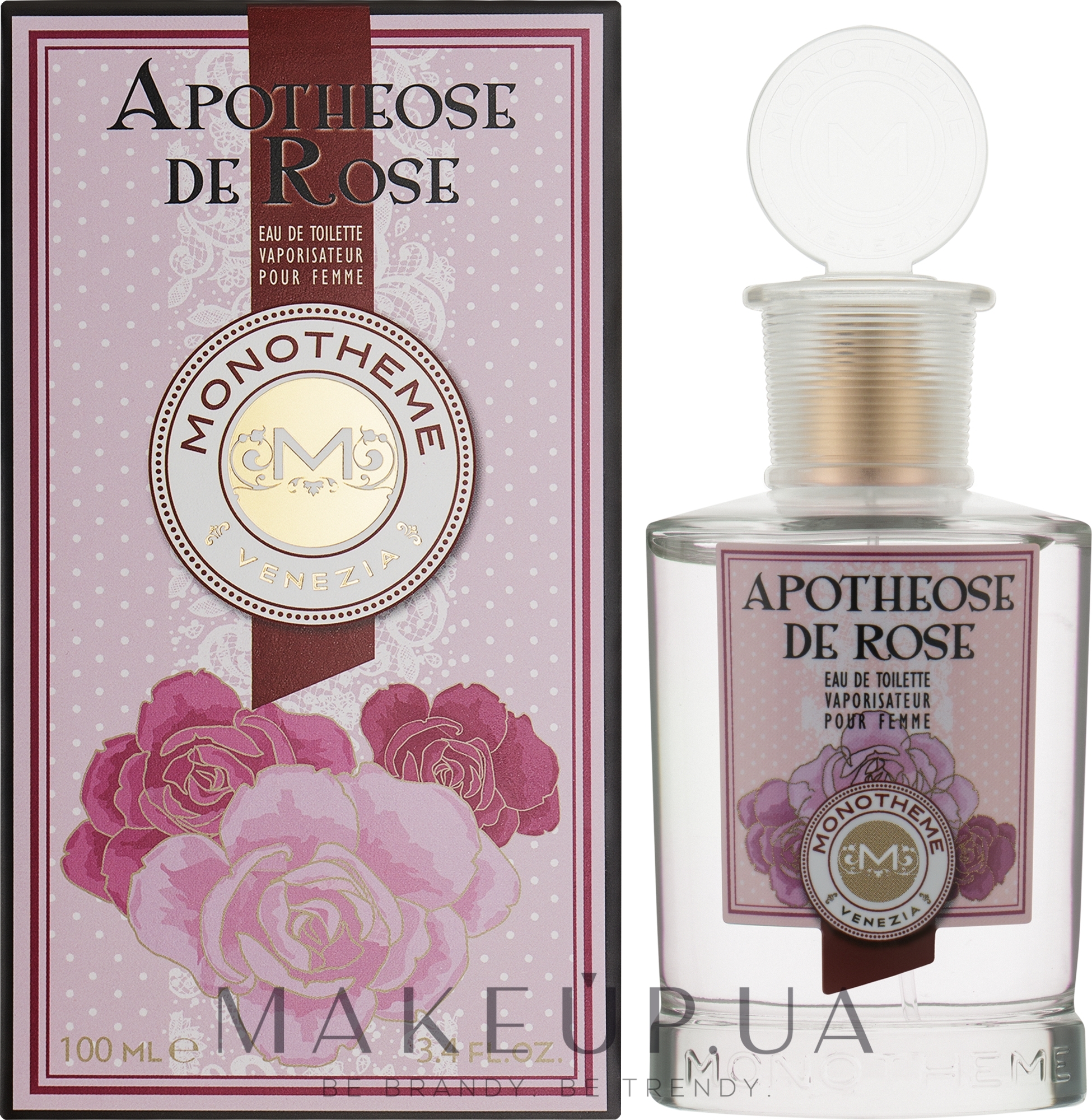 Monotheme Fine Fragrances Venezia Apotheose De Rose - Туалетна вода — фото 100ml