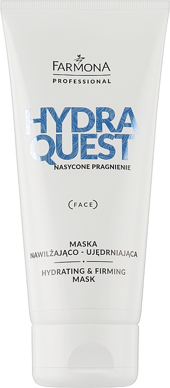 Увлажняющая маска для лица с гиалуроновой кислотой - Farmona Professional Hydro Quest Hydrating And Firming Mask