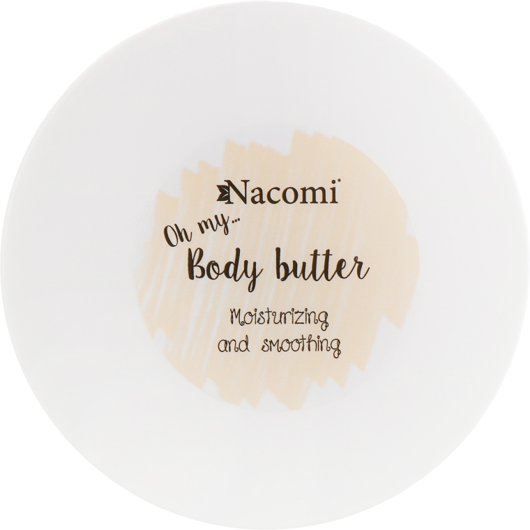 Олія для тіла, з миґдалем і ваніллю - Nacomi Body Butter Fluffy Vanilla Creme Brulee — фото N1