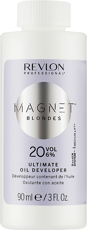 Крем-пероксид с добавлением масла 20 Vol. 6% - Revlon Professional Magnet Blondes Ultimate Oil Developer — фото N1