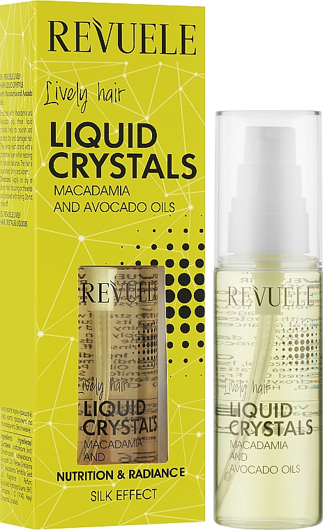 Рідкі кристали для волосся - Revuele Lively Hair Liquid Crystals With Macadamia and Avocado Oils — фото N2
