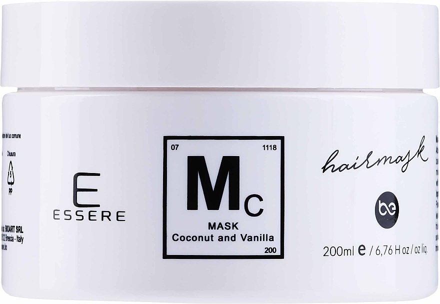 Маска для волосся "Кокос і ваніль" - Essere Hair Mask Nourishing Coconut & Vanilla — фото N1
