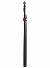 Алмазная фреза DK1 "Ball", деликатная, красная - Sunone Diamond Nail Drill — фото N2