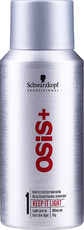 Лак для волос легкой фиксации - Schwarzkopf Professional Osis+ Keep It Light — фото N1