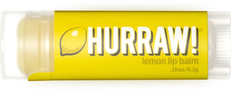 Бальзам для губ "Лимон" - Hurraw! Lemon Lip Balm