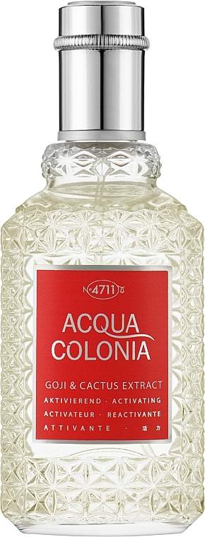Maurer & Wirtz 4711 Acqua Colonia Goji & Cactus Extract - Одеколон — фото N1