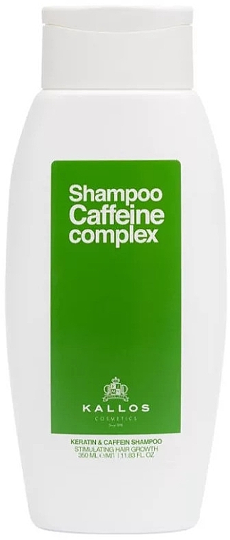 Шампунь для волос - Kallos Cosmetics Keratin&Caffein Shampoo — фото N1