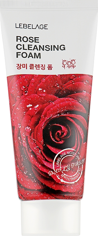 Пінка з трояндою - Lebelage Rose Cleansing Foam — фото N1