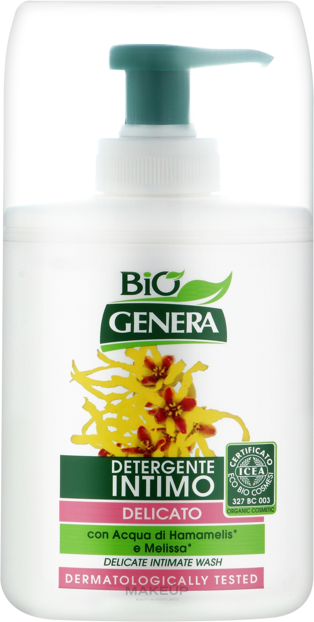 Засіб для інтимної гігієни "Гамамеліс і меліса" - Genera Detergente Intimo — фото 250ml