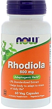 Капсулы "Родиола", 500 мг - Now Foods Rhodiola, 500mg — фото N1