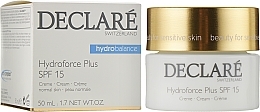 Ультраувлажняющий дневной крем c SPF 15 - Declare Hydroforce Plus SPF 15 Cream (тестер) — фото N2