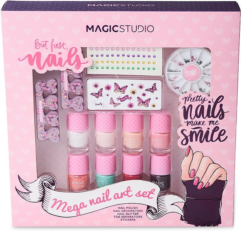 Набір, 13 продуктів - Magic Studio Mega Pin Up Manicure Set — фото N1
