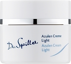 Парфумерія, косметика Легкий заспокійливий крем з азуленом для чутливої шкіри - Dr. Spiller Azulen Cream Light (міні)