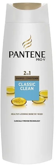 Шампунь и бальзам-ополаскиватель 2 в 1 - Pantene Pro-V Classic Care 2 in1 Shampoo&Conditioner — фото N1