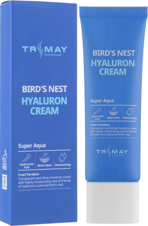 Увлажняющий крем для лица с экстрактом ласточкиного гнезда - Trimay Hyalurone Bird's Nest Cream 
