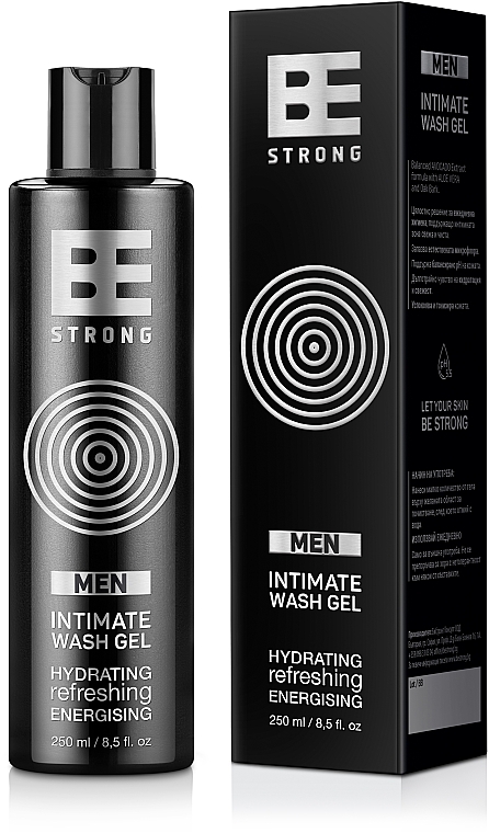 Гель для інтимної гігієни - BeStrong Men Intimate Wash Gel — фото N1