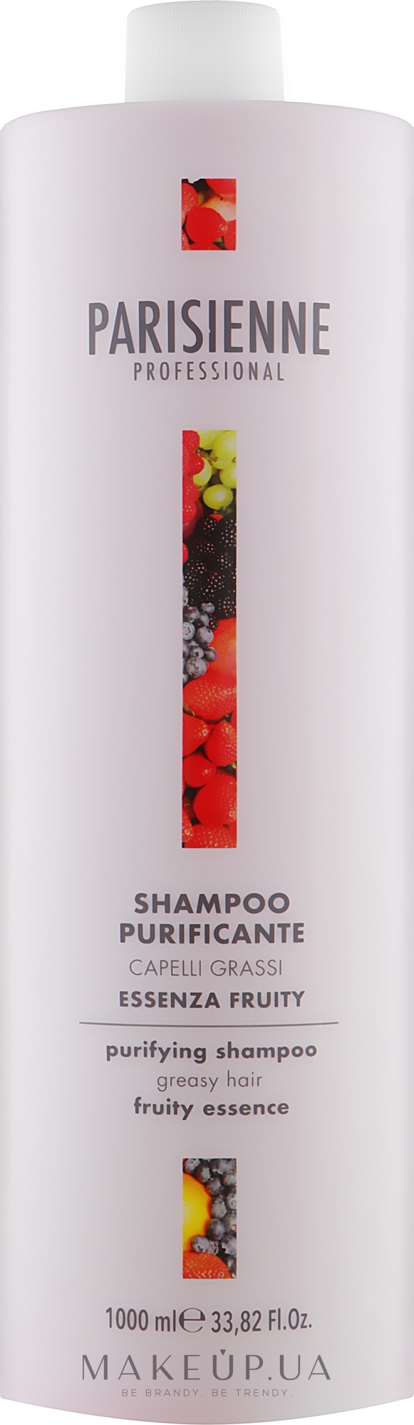 Шампунь для волос с фруктами - Parisienne Italia Purifying Shampoo Greasy Hair Fruity Essence — фото 1000ml