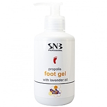 Гель для ніг із прополісом та олією лаванди - SNB Professional Foot Gel With Propolis And Lavender Oil — фото N2