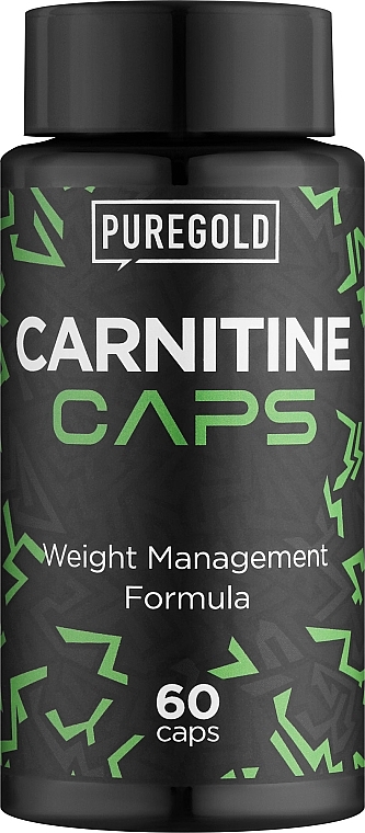 Капсулы L-карнитин - Pure Gold Carnitine Caps — фото N1