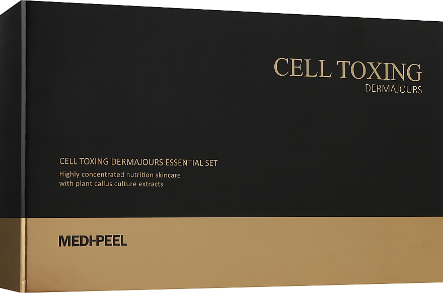 Набор - MEDIPEEL Cell Toxing Dermajours Essential Kit (ser/100ml + toner/30ml + emulsion/30ml + cream/50g + cream/10g) — фото N1