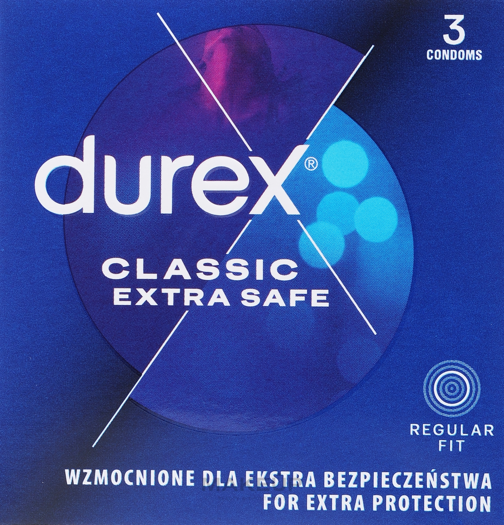 Презервативи потовщені, 3 шт. - Durex Extra Safe — фото 3шт
