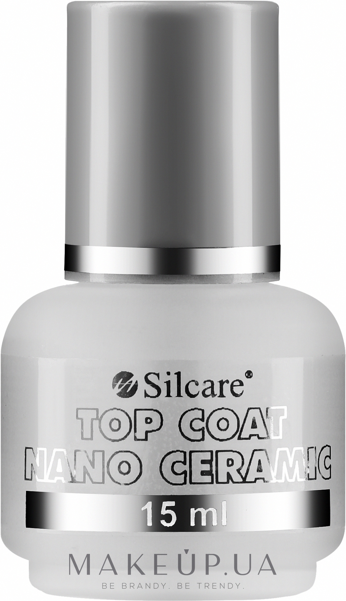 Верхнє захисне покриття для нігтів - Silcare Top Coat Nano Ceramic — фото 15ml