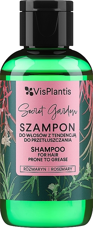 Шампунь для волосся, схильного до жирності - Vis Plantis Secret Garden Rosemary Shampoo — фото N1