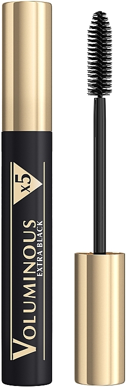 УЦЕНКА Тушь для ресниц - L'Oreal Paris Voluminous x5 Extra Black Mascara * — фото N1