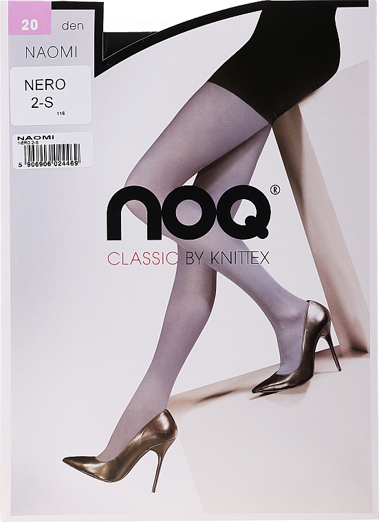 Колготки для жінок "Naomi " 20 Den, nero - Knittex — фото N1