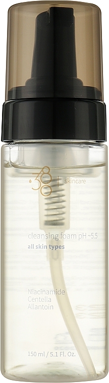 Пінка для вмивання з ніацинамідом - 380 Skincare Cleansing Foam — фото N2