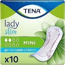 Урологічні прокладки TENA Lady Slim Mini, 10 шт. - Tena — фото N1