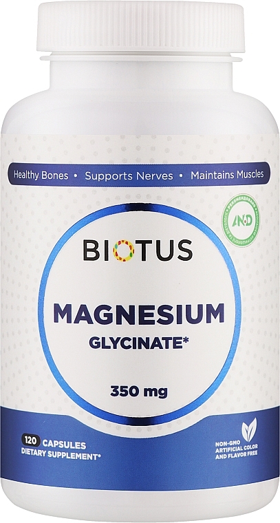 Дієтична добавка "Магній гліцинат", 350 мг - Biotus Magnesium Glycinate — фото N1