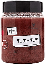 Парфумерія, косметика Скраб для тіла з кісточкою малини - InJoy Color Line Yum-Yum