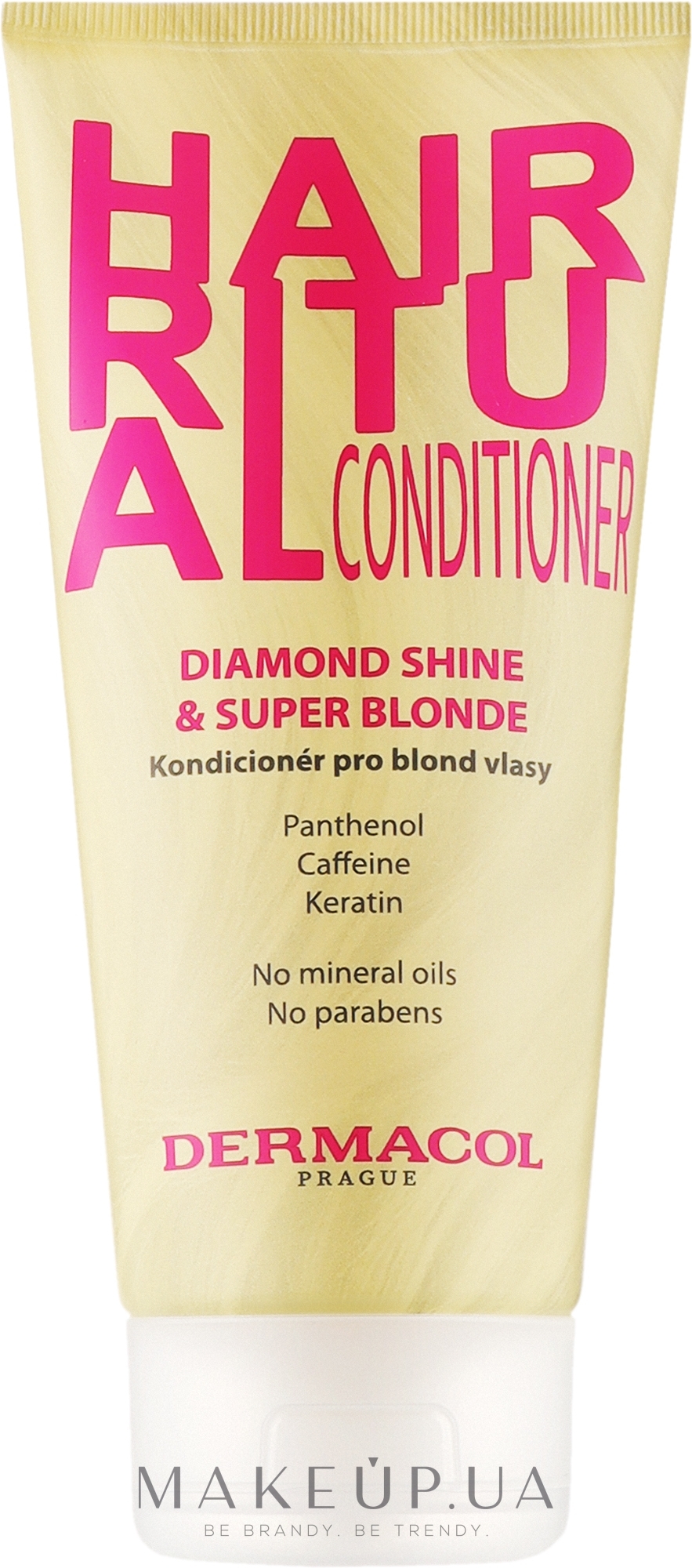 Кондиціонер для волосся - Dermacol Hair Ritual Diamond Shine & Super Blonde Conditioner — фото 200ml